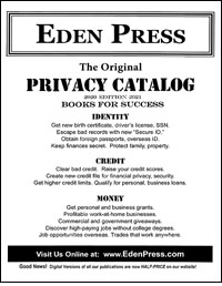 Eden Press The Original Privacy Catalog
